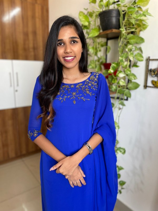 Georgette designer kurthi & dupatta SL0134