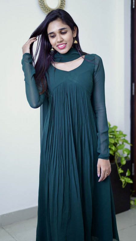 Georgette Anarkali SL0114